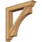 Ekena Millwork Westlake Traditional Rough Sawn Bracket w/ Offset Brace, Western Red Cedar, 8"W x 46"D x 46"H BKT0806X46X46WTL01RWR - alternate 1